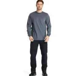 Timberland Pro Men's Flame Resistant Pocket Work T-Shirt - Charcoal - TB0A23PF003