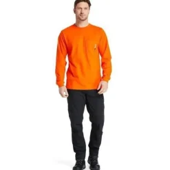 Timberland Pro Men's Flame Resistant Pocket Work T-Shirt - Orange - TB0A23PFY86