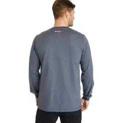 Timberland Pro Men's Flame Resistant Pocket Work T-Shirt - Charcoal - TB0A23PF003
