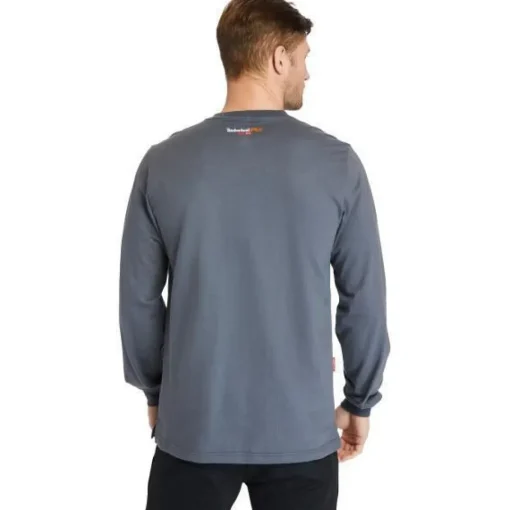 Timberland Pro Men's Flame Resistant Pocket Work T-Shirt - Charcoal - TB0A23PF003