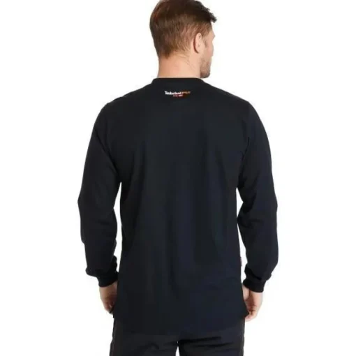 Timberland Pro Men's Flame Resistant Pocket Work T-Shirt - Black- TB0A23PF001