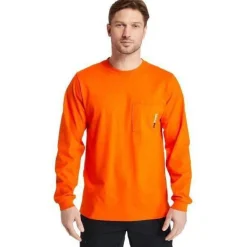 Timberland Pro Men's Flame Resistant Pocket Work T-Shirt - Orange - TB0A23PFY86