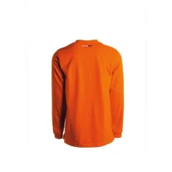 Timberland Pro Men's FR Cotton Core LS W/ Logo Work T-Shirt - Orange - TB0A1V8DY86