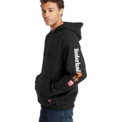 Timberland Pro Men's FR HH Pullover Work Hoodie - Black - TB0A1VAJ001