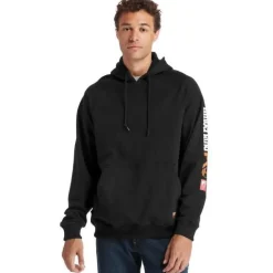 Timberland Pro Men's FR HH Pullover Work Hoodie - Black - TB0A1VAJ001