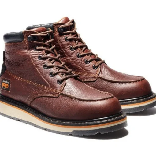 Timberland Pro Men's Gridworks 6" Soft Toe WP Work Boot- Brown- TB1A1KRQ214