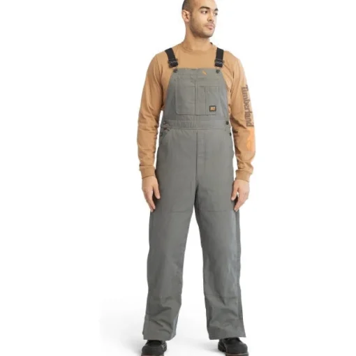 Timberland Pro Men's Gritman 100G Insulated Bib - Pewter - TB0A55RT060