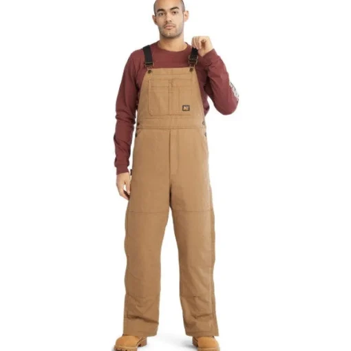 Timberland Pro Men's Gritman 100G Insulated Bib -Wheat- TB0A55RTD02