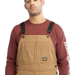 Timberland Pro Men's Gritman 100G Insulated Bib -Wheat- TB0A55RTD02