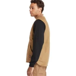 Timberland Pro Men's Gritman Lined Work Vest - Dark Wheat - TB0A1VBFD02