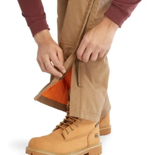 Timberland Pro Men's Gritman 100G Insulated Bib -Wheat- TB0A55RTD02