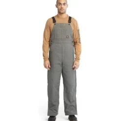 Timberland Pro Men's Gritman 100G Insulated Bib - Pewter - TB0A55RT060