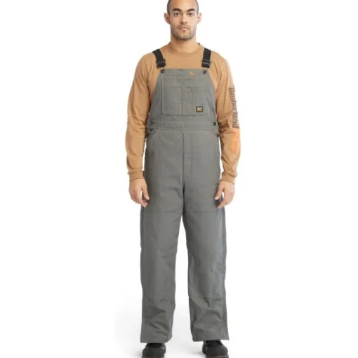 Timberland Pro Men's Gritman 100G Insulated Bib - Pewter - TB0A55RT060