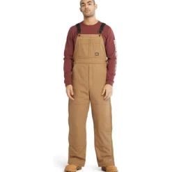 Timberland Pro Men's Gritman 100G Insulated Bib -Wheat- TB0A55RTD02
