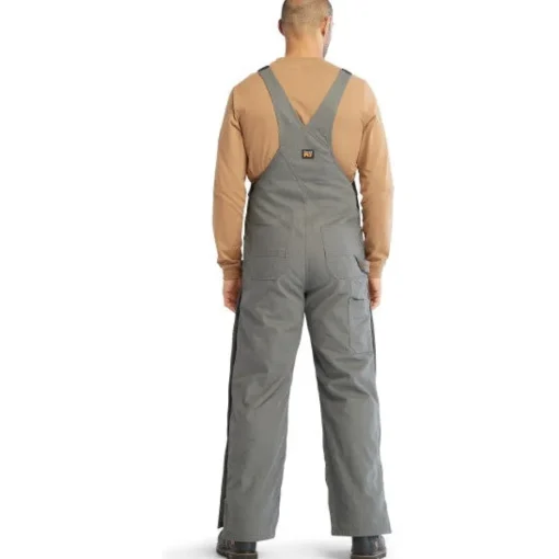 Timberland Pro Men's Gritman 100G Insulated Bib - Pewter - TB0A55RT060