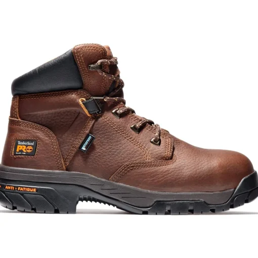Timberland PRO Men's Helix 6" Alloy Toe WP Work Boot Brown TB185594214