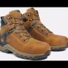 Timberland Pro Men's Hypercharge 6" Comp Toe WP Work Boot -Brown- TB1A1RVS214
