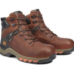 Timberland Pro Men's Hypercharge 6" Comp Toe WP Work Boot- Brown- TB1A1Q54214