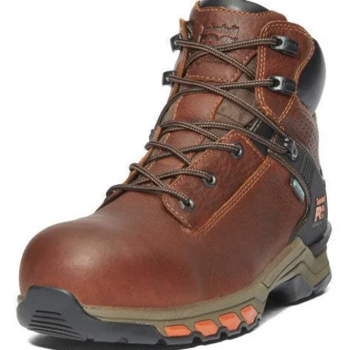 Timberland Pro Men's Hypercharge 6" Comp Toe WP Work Boot- Brown- TB1A1Q54214