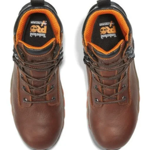 Timberland Pro Men's Hypercharge 6" Comp Toe WP Work Boot- Brown- TB1A1Q54214