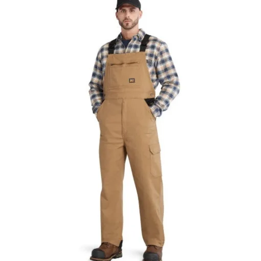 Timberland Pro Men's Ironhide Original Fit Flex Bib -Wheat- TB0A55RSD02