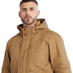 Timberland Pro Men's Ironhide 100G Insulated Hooded Jacket -Wheat- TB0A237TD02