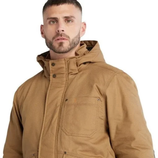 Timberland Pro Men's Ironhide 100G Insulated Hooded Jacket -Wheat- TB0A237TD02