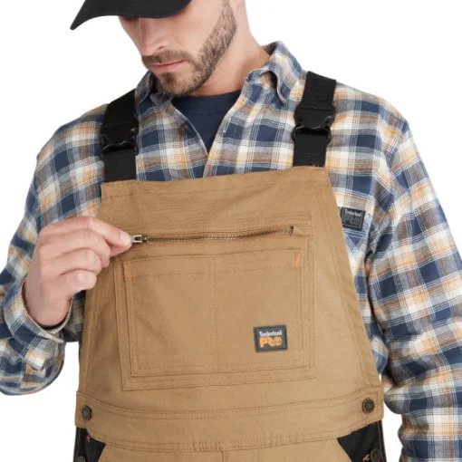 Timberland Pro Men's Ironhide Original Fit Flex Bib -Wheat- TB0A55RSD02