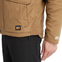 Timberland Pro Men's Ironhide 100G Insulated Hooded Jacket -Wheat- TB0A237TD02