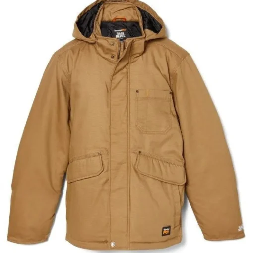 Timberland Pro Men's Ironhide 100G Insulated Hooded Jacket -Wheat- TB0A237TD02