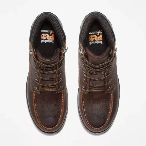 Timberland Pro Men's Irvine 6" Alloy Toe Work Boot -Brown- TB0A44UP214