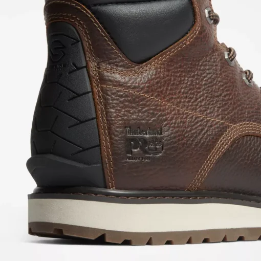 Timberland Pro Men's Irvine 6" Alloy Toe Work Boot -Brown- TB0A44UP214