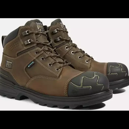 Timberland Pro Men's Magnitude 6" Comp Toe WP Work Boot -Brown- TB0A5QFJ214