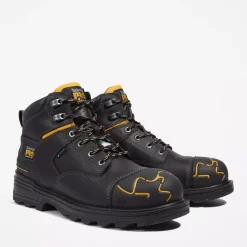 Timberland Pro Men's Magnitude 6" WP Comp Toe Work Boot -Black- TB0A451G001