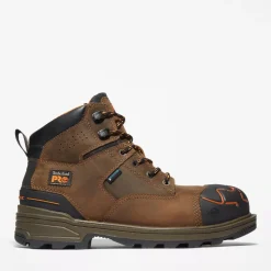 Timberland Pro Men's Magnitude 6" WP Comp Toe Work Boot -Brown- TB0A42ZY214