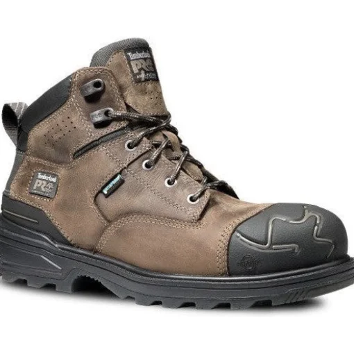 Timberland Pro Men's Magnitude 6" Comp Toe WP Work Boot- Coffee- TB1A5QFJ214
