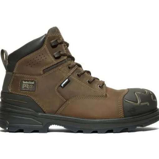 Timberland Pro Men's Magnitude 6" Comp Toe WP Work Boot- Coffee- TB1A5QFJ214