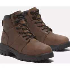 Timberland Pro Men's Montauk 6" Steel Toe Work Boot Brown- TB0A66D3EM4