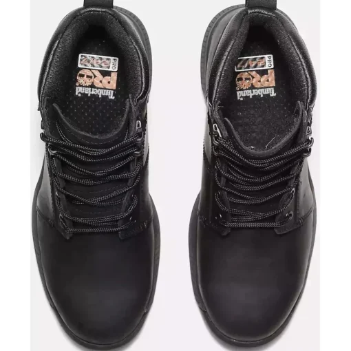 Timberland Pro Men's Montauk 6" Steel Toe Work Boot -Black- TB0A66D3W02