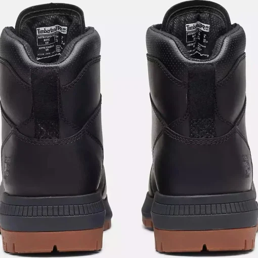 Timberland Pro Men's Montauk 6" Steel Toe Work Boot-Black- TB0A66D3EMW1