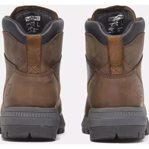 Timberland Pro Men's Montauk 6" Soft Toe Work Boot -Brown- TB0A66DQEM4