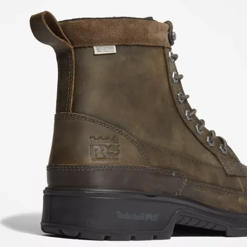Timberland Pro Men's Nashoba EK 6" WP Work Boot -Turkish Coffee- TB1A2JRM214