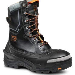 Timberland Pro Men's Pac Max 10" Comp Toe WP PR Work Boot- Black- TB1A5QXJ001