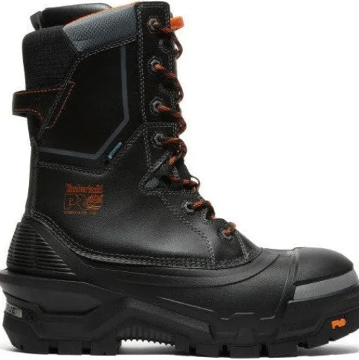 Timberland Pro Men's Pac Max 10" Comp Toe WP PR Work Boot- Black- TB1A5QXJ001