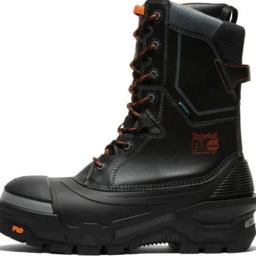 Timberland Pro Men's Pac Max 10" Comp Toe WP PR Work Boot- Black- TB1A5QXJ001