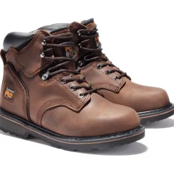 Timberland PRO Men's Pit Boss 6" Soft Toe Work Boots Brown TB133046214