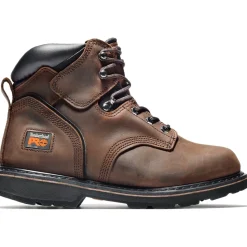 Timberland PRO Men's Pit Boss 6" Soft Toe Work Boots Brown TB133046214