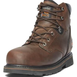 Timberland Pro Men's Pit Boss 6" ST Slip Resist Work Boot -Brown- TB133034214