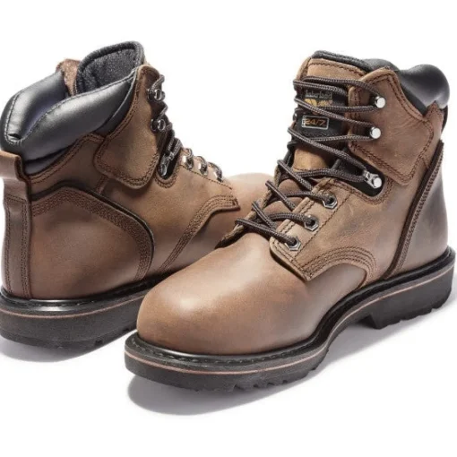Timberland Pro Men's Pit Boss 6" ST Slip Resist Work Boot -Brown- TB133034214