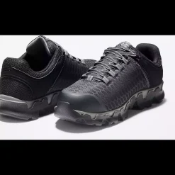 Timberland Pro Men's Powertrain Alloy Toe Sneaker Work Shoe -Black- TB1A176A001